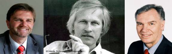 <h2> Uwe Schünemann, Niedersächsischer Innenminister<br>Dr. Rolf Gössner, Rechtsanwalt und Jury-Mitglied des „Big Brother-Award“<br>Jörg Ziercke, Präsident des Bundeskriminalamtes</h2>